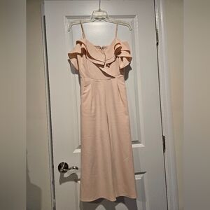 Blush Ruffle Jumpsuit